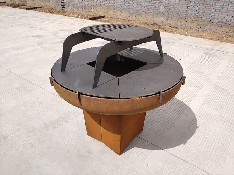 Camping Corten Bbq Grills For Garden